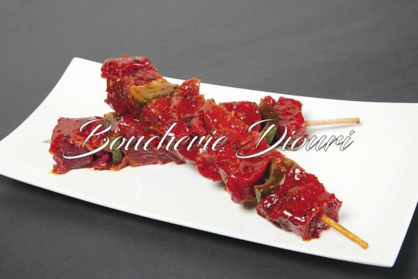 Brochettes de Veau Mariné 250 grs