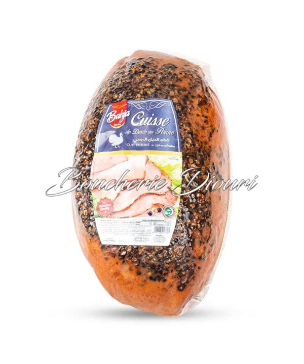 Jambon Cuisse de Dinde Fumée au Poivre