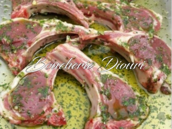 Côtes d'Agneau 1ère Sauce Maitre d'Hôtel 250 grs