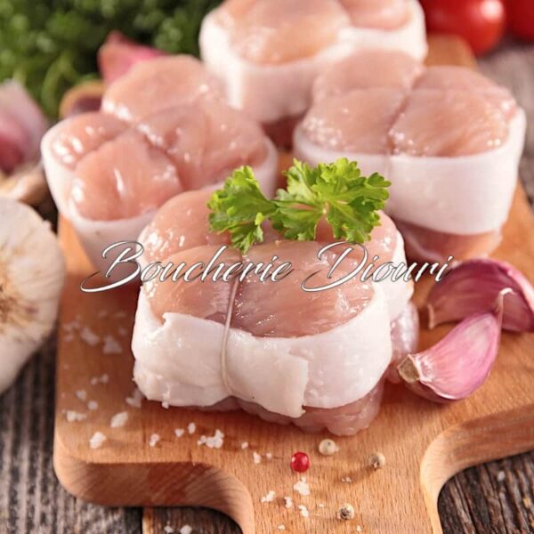 Paupiettes de Poulet aux Oignons