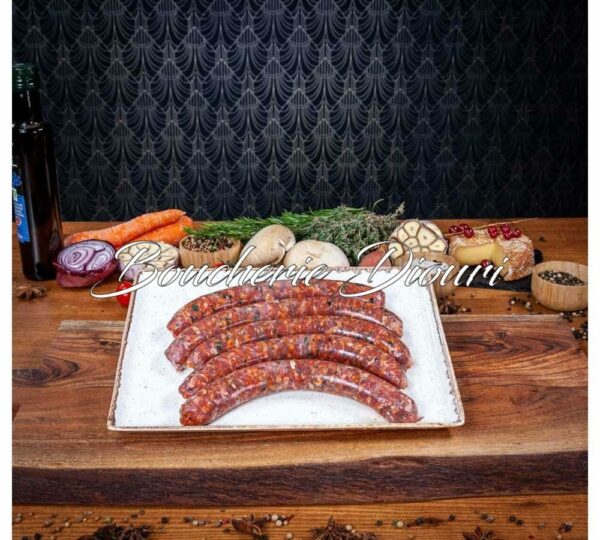 Saucisses de Boeuf aux Olives